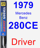 Driver Wiper Blade for 1979 Mercedes-Benz 280CE - Vision Saver