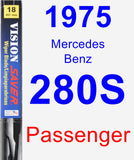 Passenger Wiper Blade for 1975 Mercedes-Benz 280S - Vision Saver