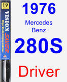 Driver Wiper Blade for 1976 Mercedes-Benz 280S - Vision Saver