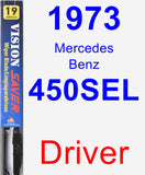 Driver Wiper Blade for 1973 Mercedes-Benz 450SEL - Vision Saver