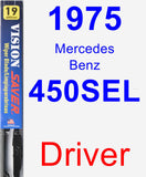 Driver Wiper Blade for 1975 Mercedes-Benz 450SEL - Vision Saver