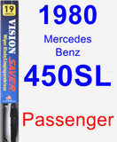 Passenger Wiper Blade for 1980 Mercedes-Benz 450SL - Vision Saver