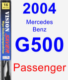 Passenger Wiper Blade for 2004 Mercedes-Benz G500 - Vision Saver