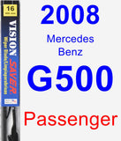 Passenger Wiper Blade for 2008 Mercedes-Benz G500 - Vision Saver