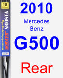 Rear Wiper Blade for 2010 Mercedes-Benz G500 - Vision Saver