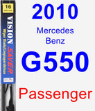 Passenger Wiper Blade for 2010 Mercedes-Benz G550 - Vision Saver