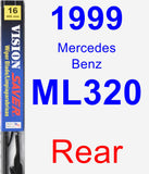 Rear Wiper Blade for 1999 Mercedes-Benz ML320 - Vision Saver