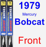 Front Wiper Blade Pack for 1979 Mercury Bobcat - Vision Saver