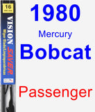 Passenger Wiper Blade for 1980 Mercury Bobcat - Vision Saver