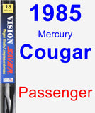 Passenger Wiper Blade for 1985 Mercury Cougar - Vision Saver