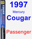 Passenger Wiper Blade for 1997 Mercury Cougar - Vision Saver