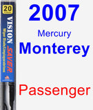 Passenger Wiper Blade for 2007 Mercury Monterey - Vision Saver