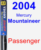 Passenger Wiper Blade for 2004 Mercury Mountaineer - Vision Saver