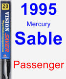 Passenger Wiper Blade for 1995 Mercury Sable - Vision Saver