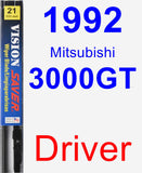 Driver Wiper Blade for 1992 Mitsubishi 3000GT - Vision Saver