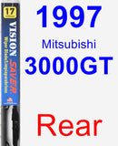 Rear Wiper Blade for 1997 Mitsubishi 3000GT - Vision Saver