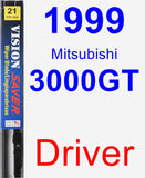 Driver Wiper Blade for 1999 Mitsubishi 3000GT - Vision Saver