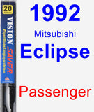 Passenger Wiper Blade for 1992 Mitsubishi Eclipse - Vision Saver