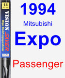 Passenger Wiper Blade for 1994 Mitsubishi Expo - Vision Saver