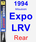 Rear Wiper Blade for 1994 Mitsubishi Expo LRV - Vision Saver