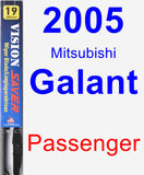 Passenger Wiper Blade for 2005 Mitsubishi Galant - Vision Saver