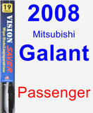 Passenger Wiper Blade for 2008 Mitsubishi Galant - Vision Saver