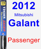 Passenger Wiper Blade for 2012 Mitsubishi Galant - Vision Saver