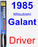 Driver Wiper Blade for 1985 Mitsubishi Galant - Vision Saver