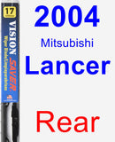 Rear Wiper Blade for 2004 Mitsubishi Lancer - Vision Saver