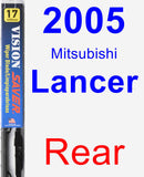 Rear Wiper Blade for 2005 Mitsubishi Lancer - Vision Saver