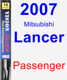 Passenger Wiper Blade for 2007 Mitsubishi Lancer - Vision Saver