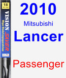 Passenger Wiper Blade for 2010 Mitsubishi Lancer - Vision Saver