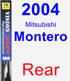 Rear Wiper Blade for 2004 Mitsubishi Montero - Vision Saver