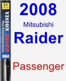 Passenger Wiper Blade for 2008 Mitsubishi Raider - Vision Saver