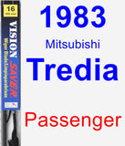 Passenger Wiper Blade for 1983 Mitsubishi Tredia - Vision Saver