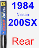 Rear Wiper Blade for 1984 Nissan 200SX - Vision Saver