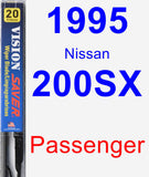 Passenger Wiper Blade for 1995 Nissan 200SX - Vision Saver