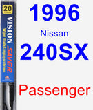 Passenger Wiper Blade for 1996 Nissan 240SX - Vision Saver