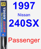 Passenger Wiper Blade for 1997 Nissan 240SX - Vision Saver