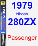 Passenger Wiper Blade for 1979 Nissan 280ZX - Vision Saver