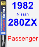 Passenger Wiper Blade for 1982 Nissan 280ZX - Vision Saver