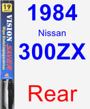 Rear Wiper Blade for 1984 Nissan 300ZX - Vision Saver