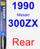 Rear Wiper Blade for 1990 Nissan 300ZX - Vision Saver