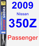 Passenger Wiper Blade for 2009 Nissan 350Z - Vision Saver