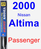 Passenger Wiper Blade for 2000 Nissan Altima - Vision Saver