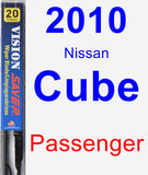 Passenger Wiper Blade for 2010 Nissan Cube - Vision Saver