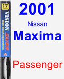 Passenger Wiper Blade for 2001 Nissan Maxima - Vision Saver