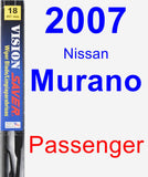 Passenger Wiper Blade for 2007 Nissan Murano - Vision Saver