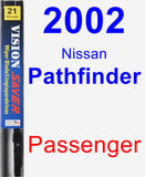 Passenger Wiper Blade for 2002 Nissan Pathfinder - Vision Saver