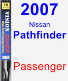 Passenger Wiper Blade for 2007 Nissan Pathfinder - Vision Saver